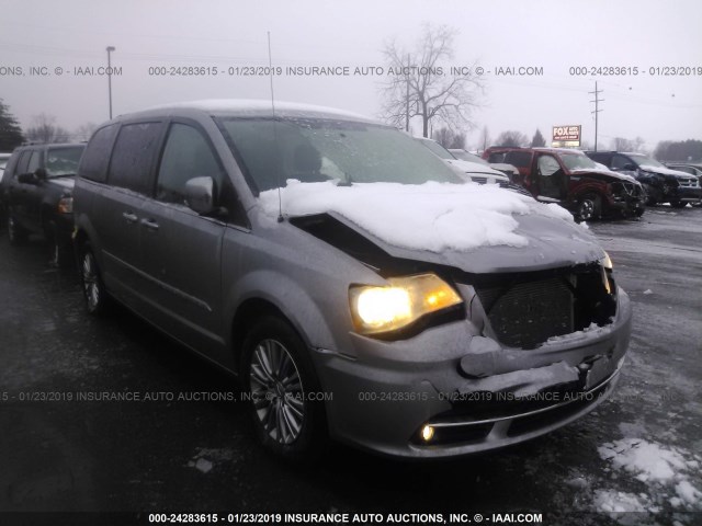 2C4RC1CG4DR809543 - 2013 CHRYSLER TOWN & COUNTRY TOURING L SILVER photo 1