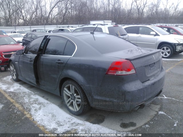 6G2ER57778L127356 - 2008 PONTIAC G8 GRAY photo 3