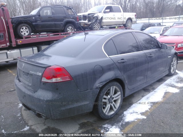 6G2ER57778L127356 - 2008 PONTIAC G8 GRAY photo 4