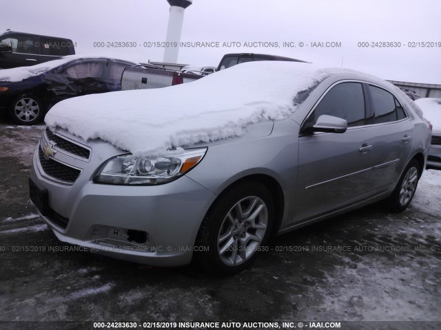 1G11C5SA0DF149244 - 2013 CHEVROLET MALIBU SILVER photo 2