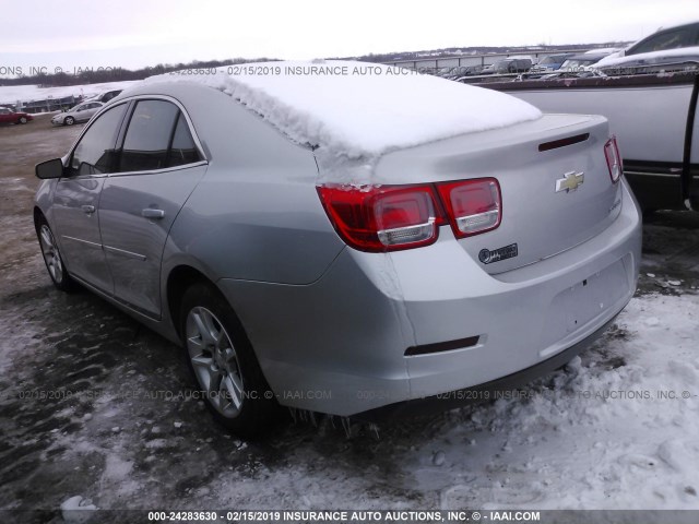 1G11C5SA0DF149244 - 2013 CHEVROLET MALIBU SILVER photo 3