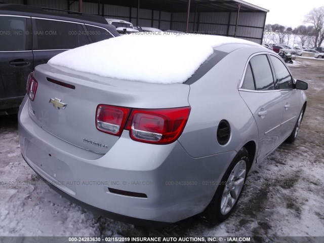 1G11C5SA0DF149244 - 2013 CHEVROLET MALIBU SILVER photo 4