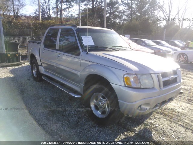 1FMZU77K65UB59970 - 2005 FORD EXPLORER SPORT TR  SILVER photo 1