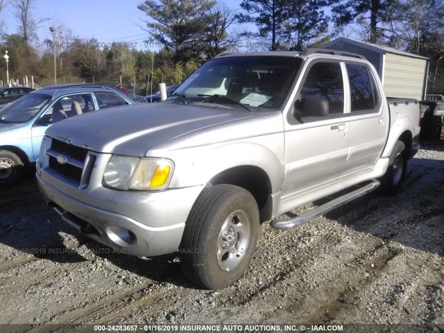 1FMZU77K65UB59970 - 2005 FORD EXPLORER SPORT TR  SILVER photo 2