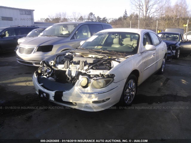 2G4WC582181332254 - 2008 BUICK LACROSSE CX WHITE photo 2