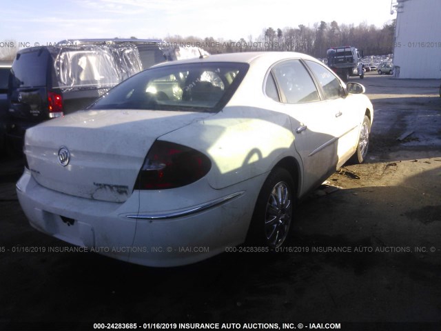 2G4WC582181332254 - 2008 BUICK LACROSSE CX WHITE photo 4