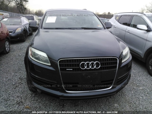 WA1BY74L77D097094 - 2007 AUDI Q7 3.6 QUATTRO PREMIUM GRAY photo 6