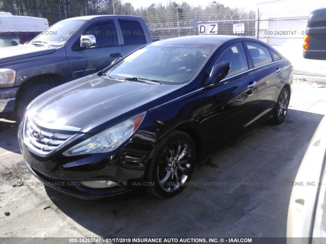 5NPEC4AC5BH243239 - 2011 HYUNDAI SONATA SE/LIMITED BLACK photo 2