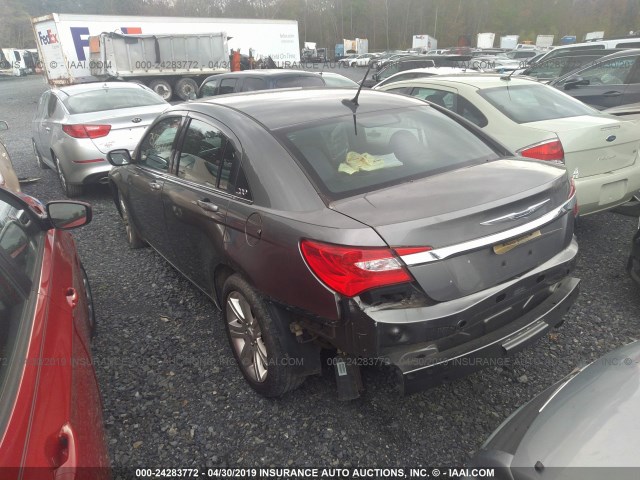 1C3CCBBB1DN515827 - 2013 CHRYSLER 200 TOURING GRAY photo 3