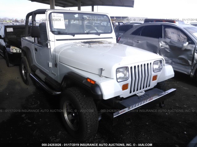 1J4FY29S4PP204315 - 1993 JEEP WRANGLER / YJ  WHITE photo 1