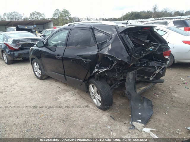 KM8JU3AC5CU339199 - 2012 HYUNDAI TUCSON GLS/LIMITED 黑色 照片 3