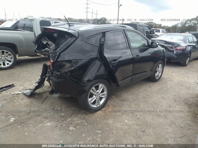 KM8JU3AC5CU339199 - 2012 HYUNDAI TUCSON GLS/LIMITED 黑色 照片 4