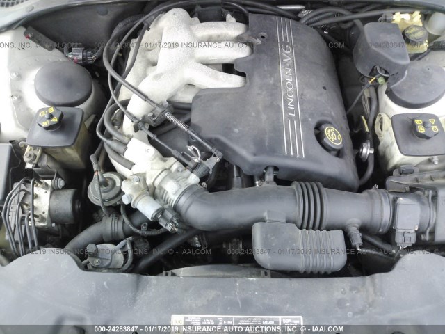 1LNHM86S9YY795458 - 2000 LINCOLN LS SILVER photo 10