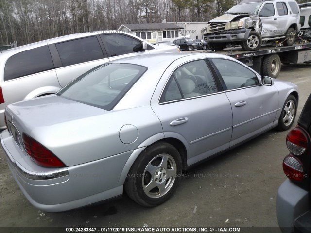 1LNHM86S9YY795458 - 2000 LINCOLN LS SILVER photo 4