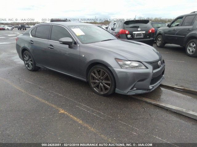 JTHBE1BL7D5015612 - 2013 LEXUS GS GRAY photo 1