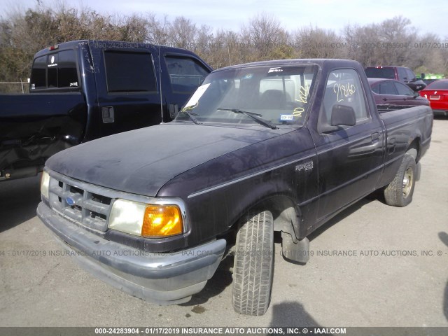 1FTCR10A3RUE52581 - 1994 FORD RANGER PURPLE photo 2