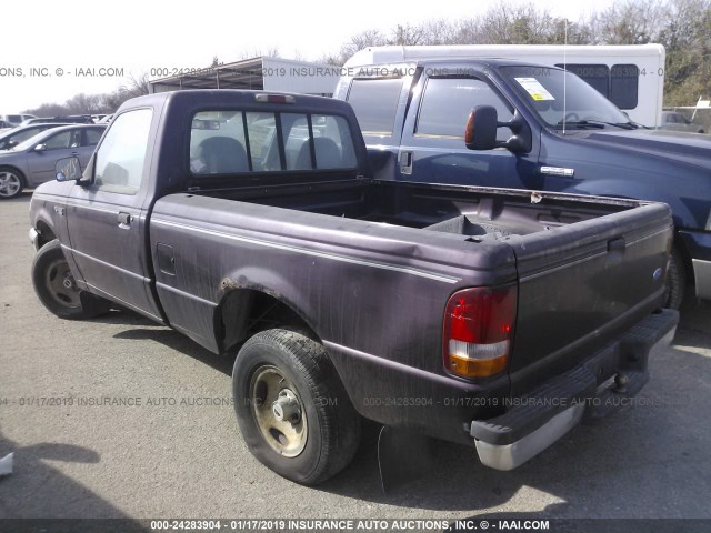 1FTCR10A3RUE52581 - 1994 FORD RANGER PURPLE photo 3