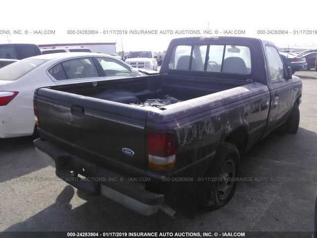 1FTCR10A3RUE52581 - 1994 FORD RANGER PURPLE photo 4