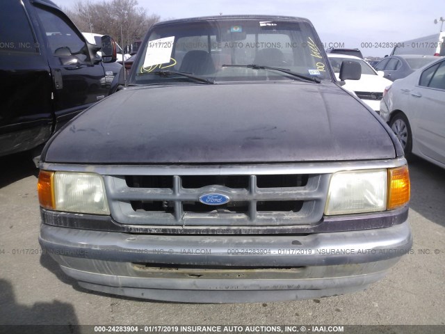 1FTCR10A3RUE52581 - 1994 FORD RANGER PURPLE photo 6