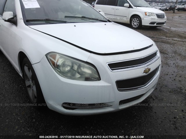 1G1ZC5EU7BF200793 - 2011 CHEVROLET MALIBU 1LT WHITE photo 6