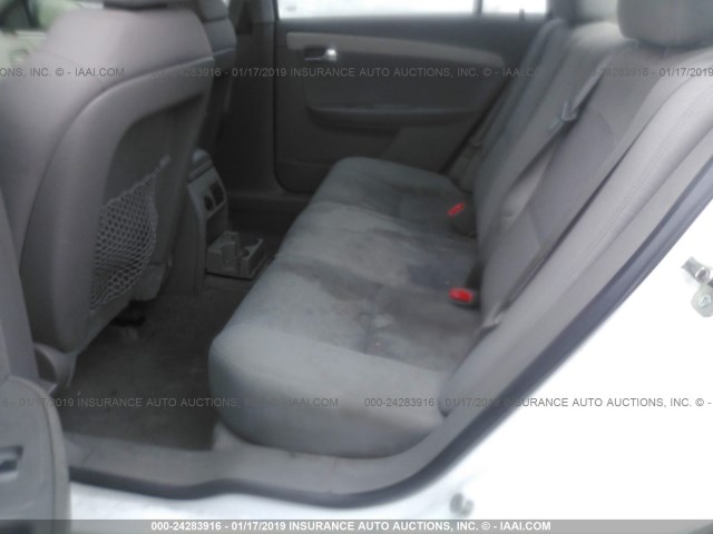 1G1ZC5EU7BF200793 - 2011 CHEVROLET MALIBU 1LT WHITE photo 8