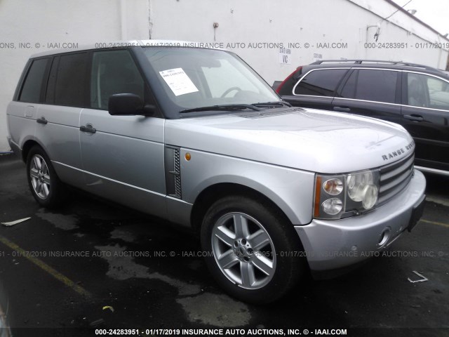 SALME11494A147212 - 2004 LAND ROVER RANGE ROVER HSE SILVER photo 1