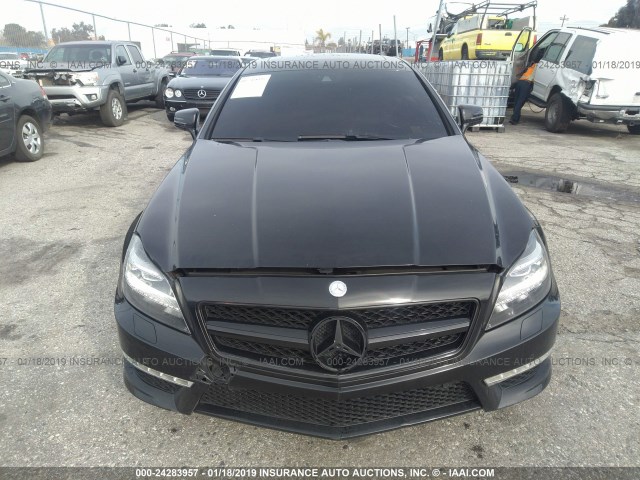 WDDLJ7GB1EA121203 - 2014 MERCEDES-BENZ CLS 63 AMG/S-MODEL BLACK photo 6