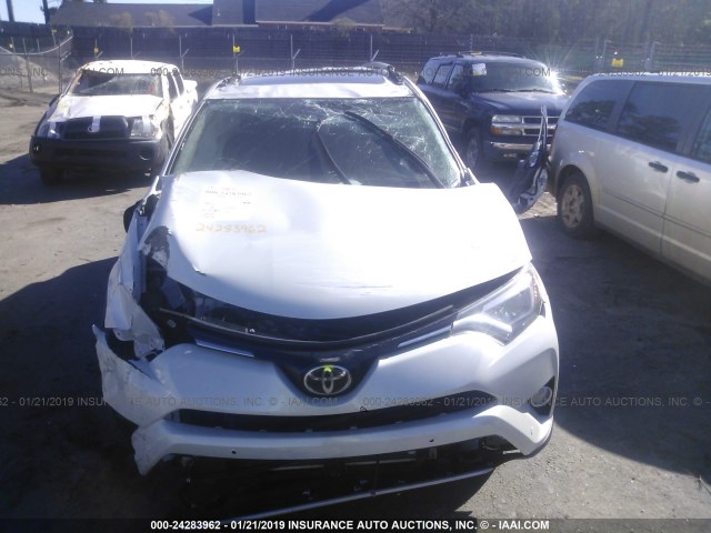 2T3YFREV0GW260480 - 2016 TOYOTA RAV4 LIMITED WHITE photo 6