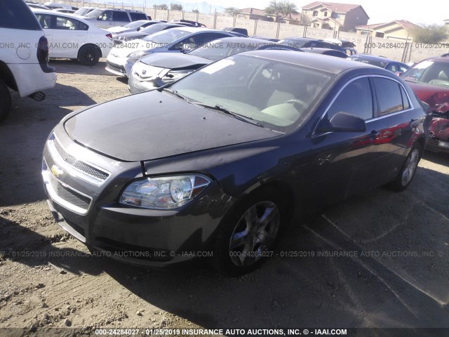 1G1ZB5E08CF275956 - 2012 CHEVROLET MALIBU LS GRAY photo 2