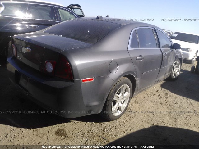 1G1ZB5E08CF275956 - 2012 CHEVROLET MALIBU LS GRAY photo 4
