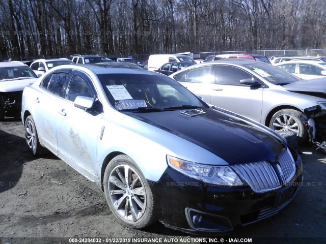 1LNHM94R19G614091 - 2009 LINCOLN MKS BLUE photo 1