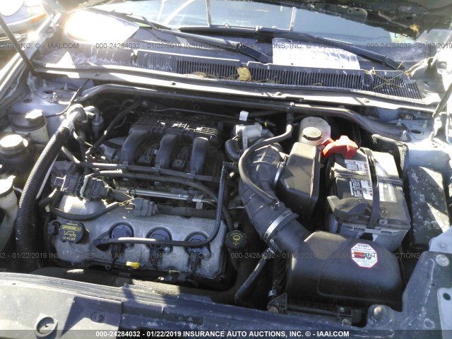 1LNHM94R19G614091 - 2009 LINCOLN MKS BLUE photo 10