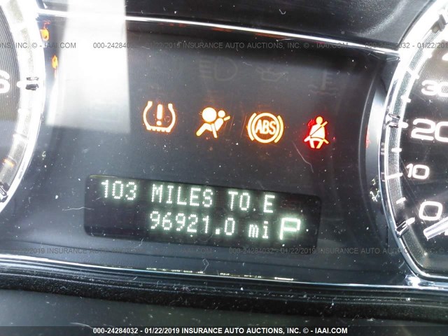 1LNHM94R19G614091 - 2009 LINCOLN MKS BLUE photo 7