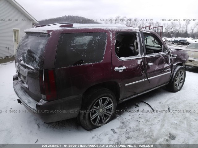 1GYFK63877R288687 - 2007 CADILLAC ESCALADE LUXURY RED photo 4