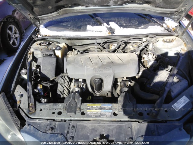 2G2WP552671119316 - 2007 PONTIAC GRAND PRIX Light Blue photo 10