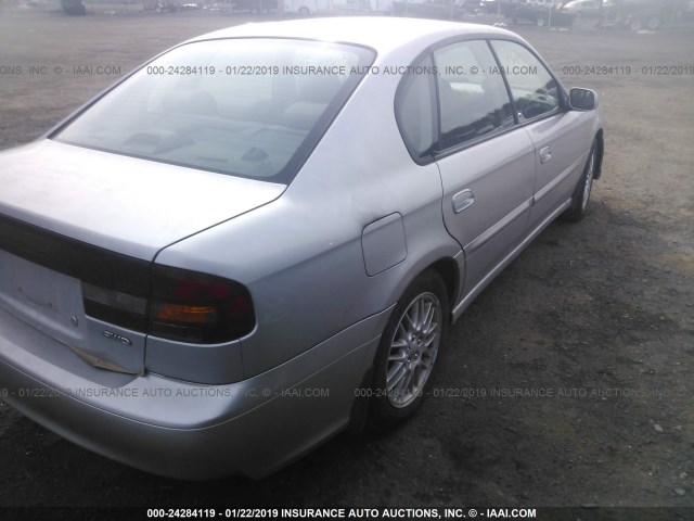 4S3BE635937205431 - 2003 SUBARU LEGACY L/L SPECIAL SILVER photo 4