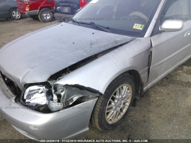 4S3BE635937205431 - 2003 SUBARU LEGACY L/L SPECIAL SILVER photo 6