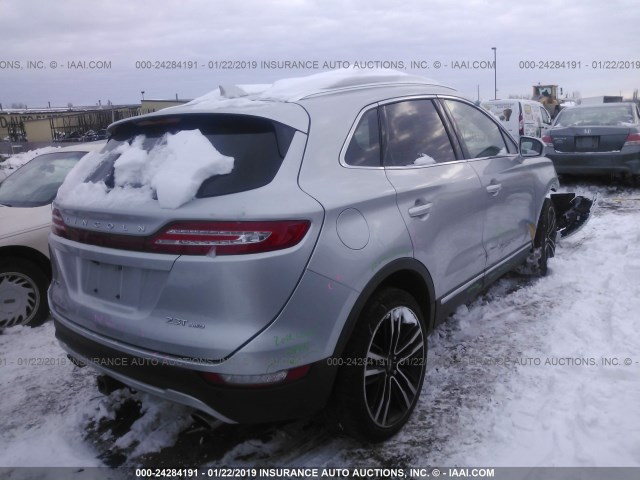 5LMTJ3DH5HUL33061 - 2017 LINCOLN MKC RESERVE SILVER photo 4
