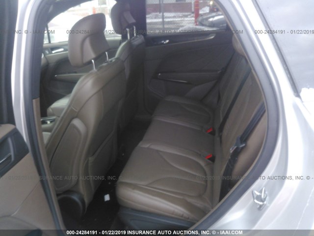 5LMTJ3DH5HUL33061 - 2017 LINCOLN MKC RESERVE SILVER photo 8