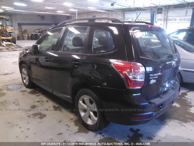 JF2SJABC4FH544497 - 2015 SUBARU FORESTER 2.5I BLACK photo 3