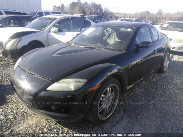 JM1FE173270207758 - 2007 MAZDA RX8 BLACK photo 2