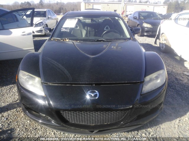 JM1FE173270207758 - 2007 MAZDA RX8 BLACK photo 6