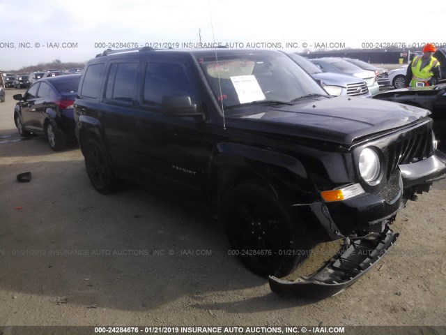 1C4NJRFB7CD694232 - 2012 JEEP PATRIOT LATITUDE BLACK photo 1