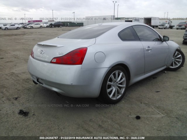 JN1CV6EKXEM113369 - 2014 INFINITI Q60 JOURNEY/IPL SILVER photo 4