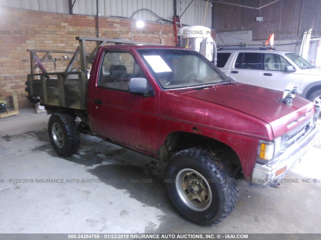 1N6SD11Y4LC398725 - 1990 NISSAN D21 SHORT BED RED photo 1