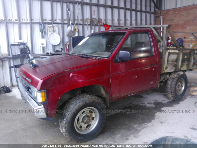 1N6SD11Y4LC398725 - 1990 NISSAN D21 SHORT BED RED photo 6
