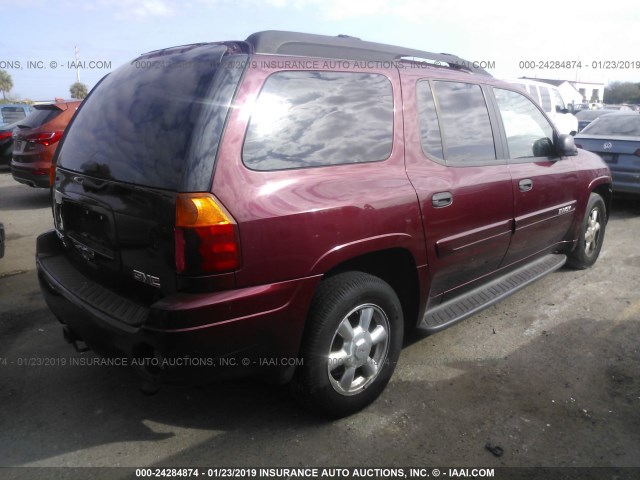 1GKET16S056127951 - 2005 GMC ENVOY XL MAROON photo 4