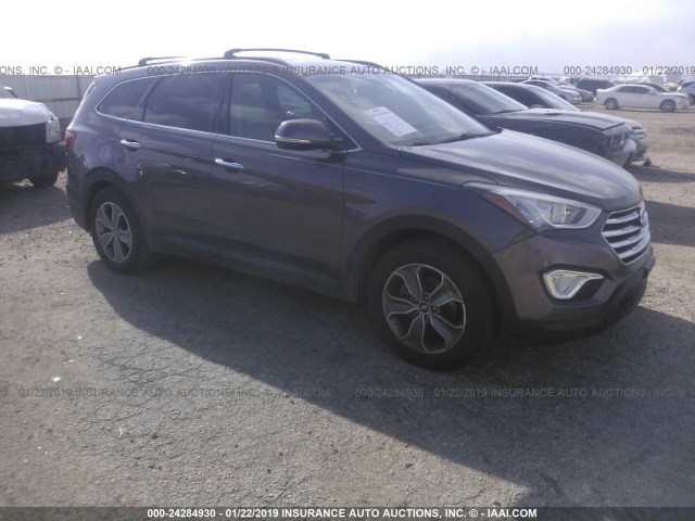 KM8SN4HF0DU026229 - 2013 HYUNDAI SANTA FE GLS BROWN photo 1