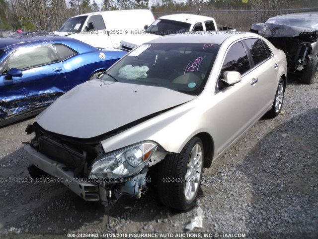 1G1ZK57B19F217856 - 2009 CHEVROLET MALIBU LTZ GOLD photo 2