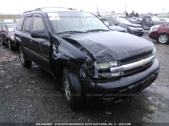 1GNDT13S352293844 - 2005 CHEVROLET TRAILBLAZER LS/LT BLACK photo 6